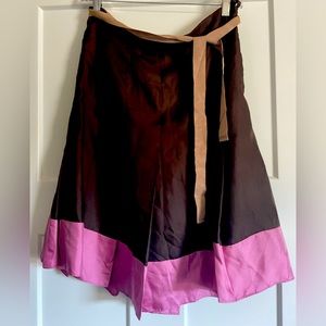 Sweet Chocolate & Pink A-line skirt! 💝